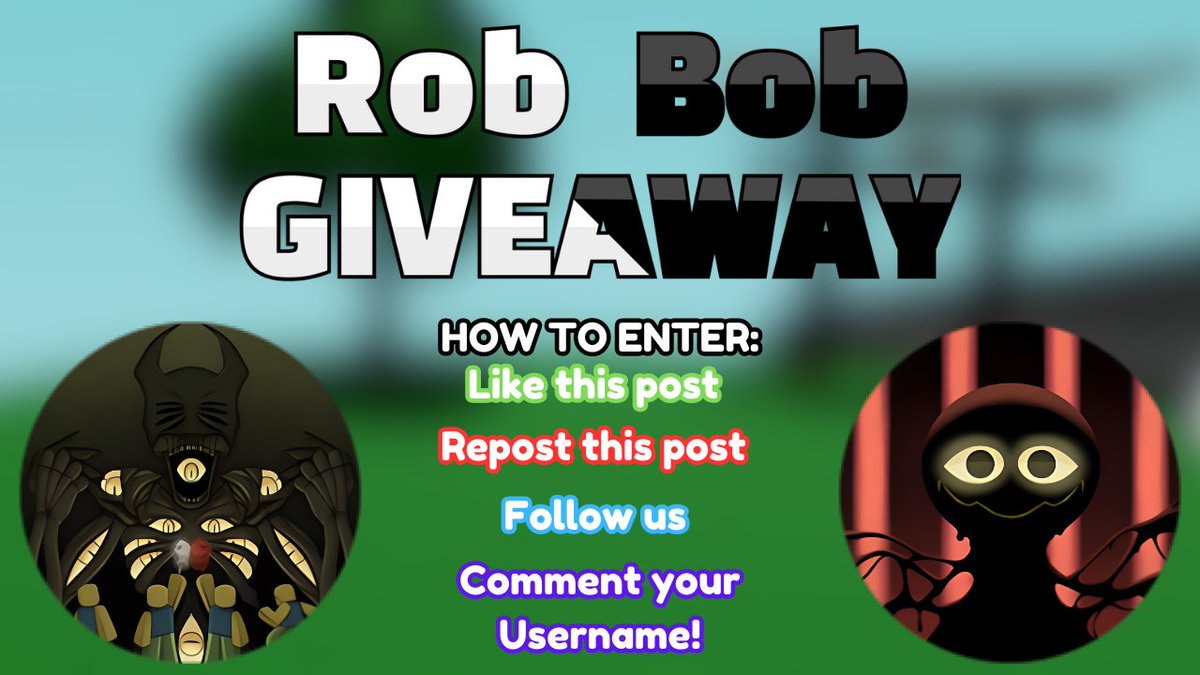 if we reach 25k followers by the end of this week we will GIVEAWAY ROB and BOB to 3 lucky people! TO ENTER FOLLOW THE STEPS IN THE IMAGE BELOW #ROBLOX #SlapBattles #RobloxFree #slapbattlesrbx