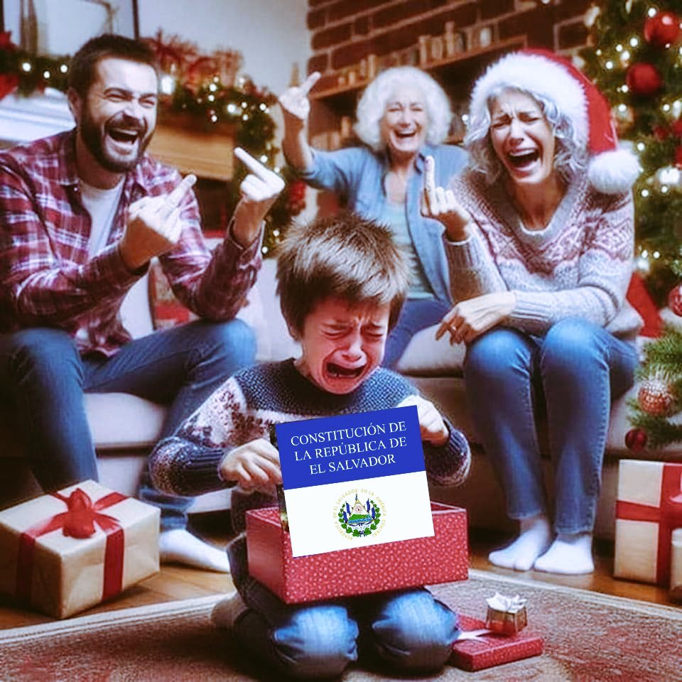 El niño enojado porque le regalaron una Constitución