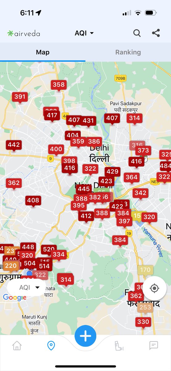 manashuman's tweet photo. There is no leadership on #AirPollution at the national or state level. “Leaders” have time for everything except to confront this deadly curse 💀 which will take millions of lives prematurely. @PMOIndia @MoHFW_INDIA @cmohry @ArvindKejriwal @myogiadityanath @BhagwantMann https://t.co/vvPnzgBfnH