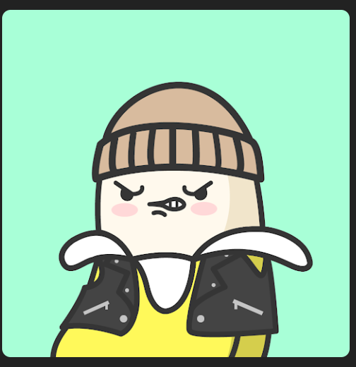 <a href="/NiftyNanas/">Nifty Nanas 🍌</a> my very first SOL #nft. thank you will never move it