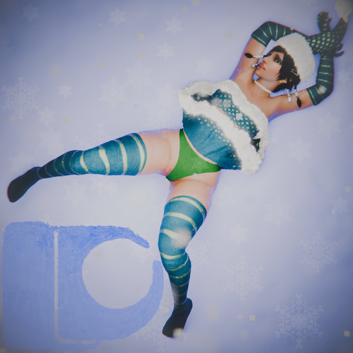 LewDirector's tweet photo. This Elphie wishes you a merry Christmas
Model:@PharahBestGirl https://t.co/SNDDaEatEO