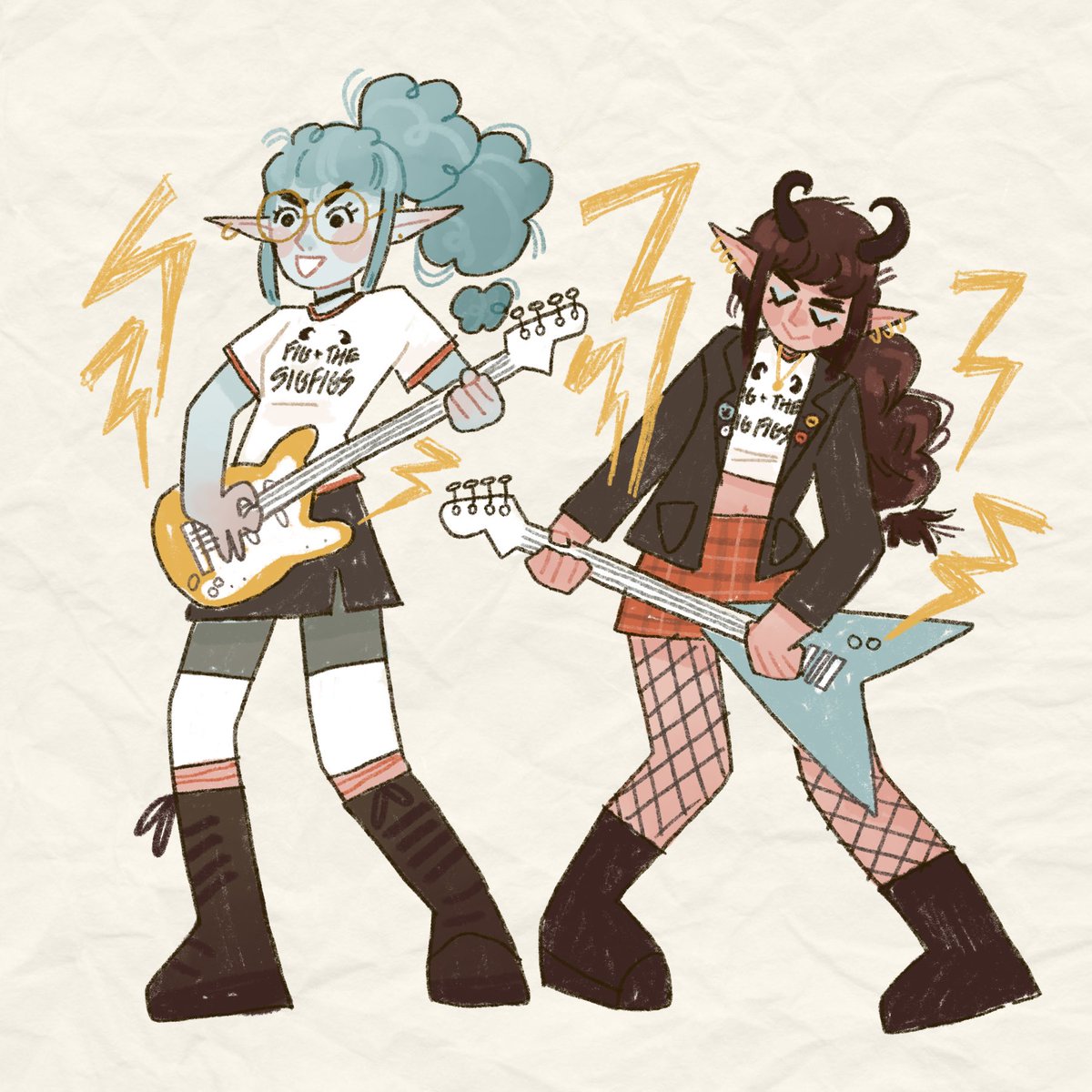 no context for this crossover except that they’d absolutely shred together #naddpod #d20