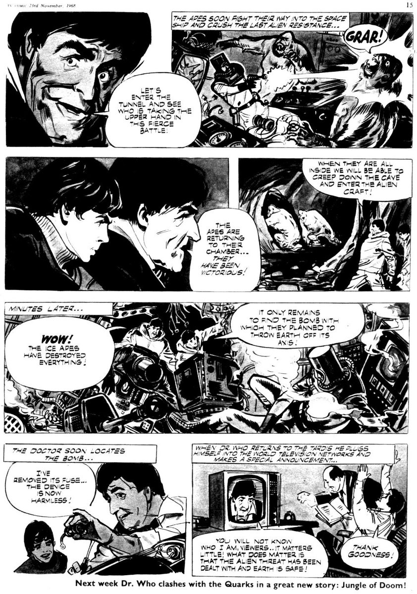 Doctors_Beard's tweet image. The Doctor stops the bomb from going off and then makes his presence known to the world.
#TheDoctor #saveTheDay #bombdefused #superhero #worldsavior