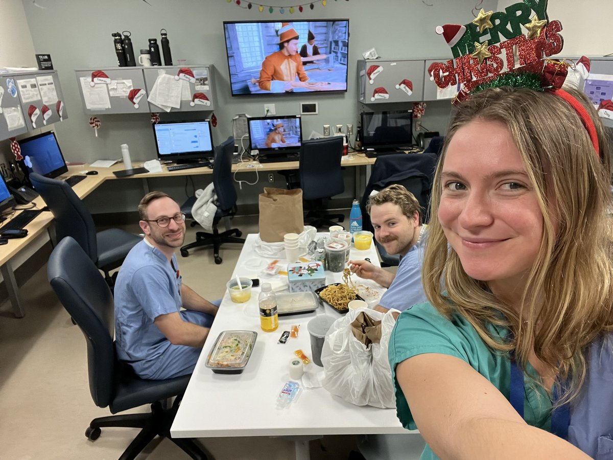 NYUGSOM_SurgRes's tweet photo. Annual Christmas on call meal 🎄🥡 https://t.co/mQ8UUrqUR3