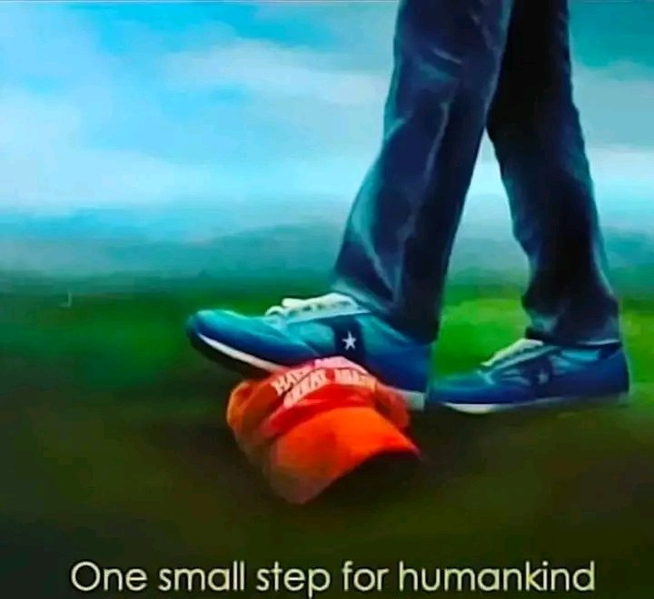 One small step for humankind..