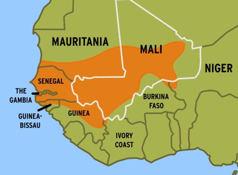MandingEmpire's tweet photo. #NKO he's the map of Manding Empire during Sundiata Keita 👑🦁👑 https://t.co/AA2u5821Gb