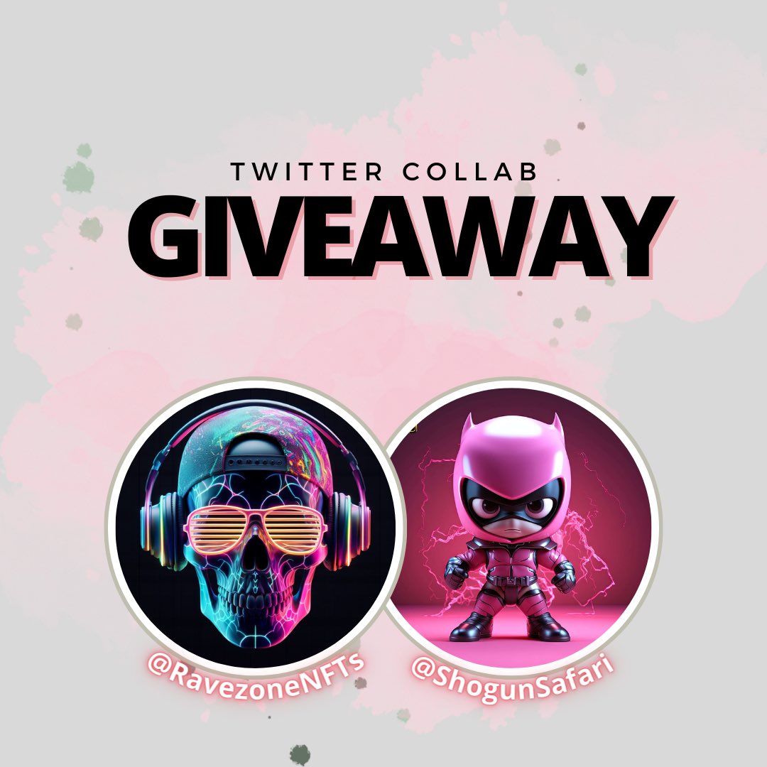 RaveZone~NFTs (@vvsystematics) on Twitter photo 🎁 Join the RavezoneNFTs X Shogun Safari Giveaway! 🎁
🎉 5 WL spots from RavezoneNFTs
🎉 5x 125 $NINJA from ShogunSafari
To Enter:
1⃣ Follow <a href="/vvsystematics/">RaveZone~NFTs</a> & <a href="/ShogunSafari/">Shogun-Safari | Minting Live</a>
2⃣ ❤️ & 🔁
3⃣ Tag 2 Friends ✨
Ends in 72hrs ⏳
#NFT #Giveaway #SolanaNFTs #WLgiveaway 🎁 Join the RavezoneNFTs X Shogun Safari Giveaway! 🎁
🎉 5 WL spots from RavezoneNFTs
🎉 5x 125 $NINJA from ShogunSafari
To Enter:
1⃣ Follow <a href="/vvsystematics/">RaveZone~NFTs</a> & <a href="/ShogunSafari/">Shogun-Safari | Minting Live</a>
2⃣ ❤️ & 🔁
3⃣ Tag 2 Friends ✨
Ends in 72hrs ⏳
#NFT #Giveaway #SolanaNFTs #WLgiveaway