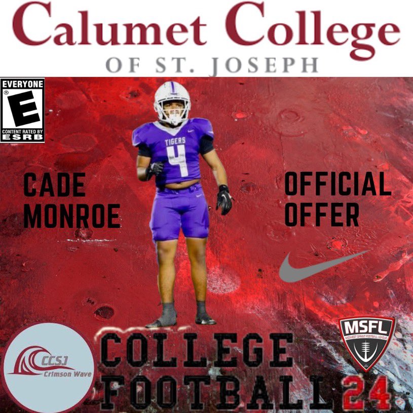 Blessed to receive my 2nd offer from @CCSJFBRecruits!!Thank you to <a href="/CoachZackJ74/">Coach Zack Jennings Sr.✝🇺🇸🏈</a> for this opportunity!! <a href="/Coach_CGeorge/">Clayton George</a> <a href="/coach_james12/">Taylor James</a> <a href="/GoMVB/">GoMVB Sports - Recruit Content for College Coaches</a>