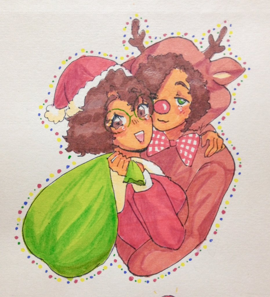 ranrangee's tweet photo. 🦎🦋

Merry Christmas!!  🎉

.-.-.

Que mejor que estrenar mis plumoncitos con la otp ﾉ>ヮ<)⁠ﾉ⁠*⁠.⁠✧✨

#camimira #miracami https://t.co/uoddA9KpEI