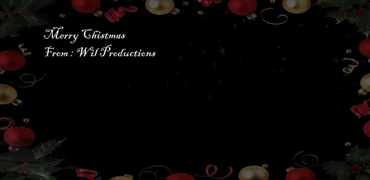 WilProductions_'s tweet photo. Merry Christmas everyone! (Pic used in card unrelated 😉) https://t.co/HsASQuPKzl