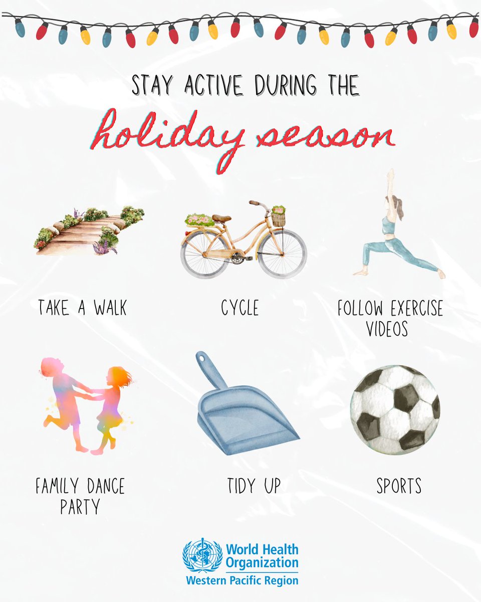 It doesn’t matter how you like to stay active - #EveryMoveCounts!

#HealthyHolidays