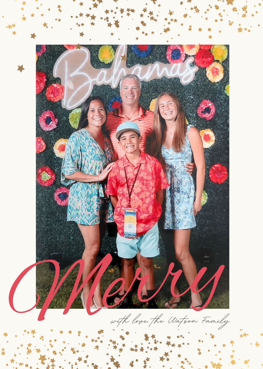 teacherwatson's tweet photo. From our family to yours, Merry Christmas! https://t.co/jS72JGvzbU