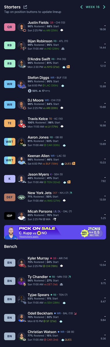 Jimmy_D_21's tweet photo. @rocfantasy_ I lost by 40 points. https://t.co/1aFj7dycOW