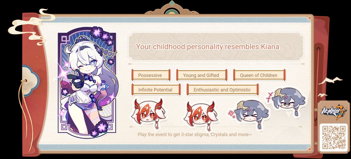 iswaraKITT's tweet photo. Play web event Fortune-telling! A Life of Luck! to get Crystals and more!

あ! I'm like Kiana!!! https://t.co/lKaSd916rp