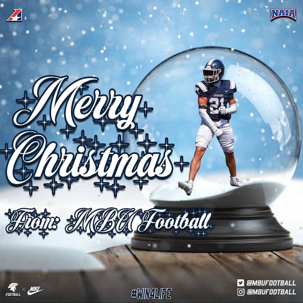 Really Appreciate the Christmas Graphic from <a href="/MBUFootball/">Missouri Baptist Football</a> and for <a href="/CoachKRocheford/">Kenton Rocheford</a> for remembering the reason for the season ✝️‼️