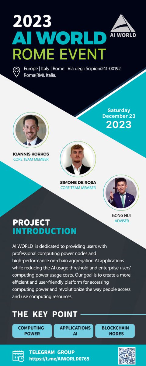 Check out the fantastic display stands that our dedicated community members have crafted for today's conference! 🌐✨ 

These eye-catching visuals are designed to showcase AI WORLD to attendees. A big thank you to our communityLet's make a lasting impression at the event! 👏 
#AI