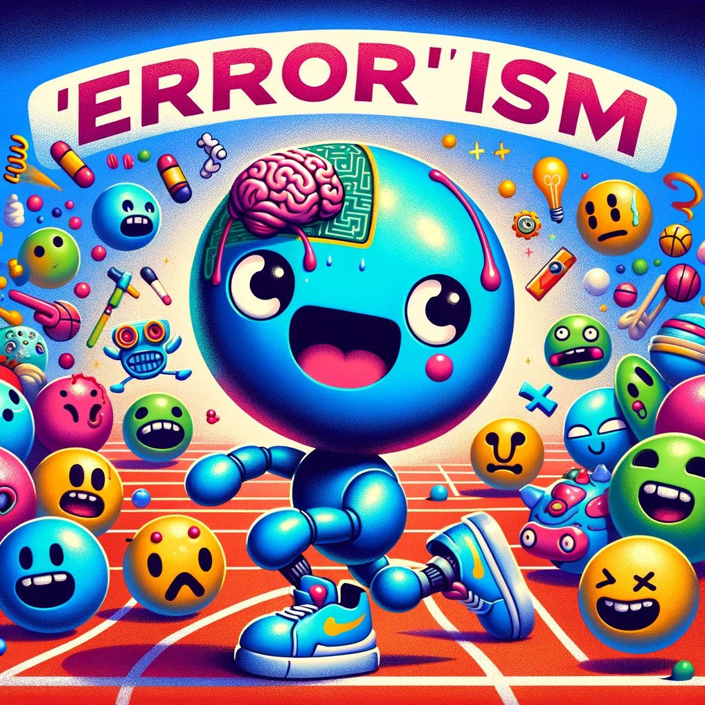 AIquerisa's tweet photo. ¿Cuál es el deporte favorito de la inteligencia artificial? 🤖⚽ ¡El "error"ismo! 😄🏆 #DeporteDeIA #Errorismo #AIhumor https://t.co/T68TO9eTQp
