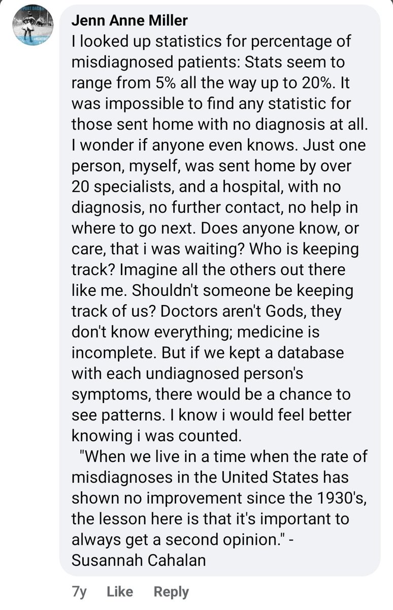 JennAnneMiller's tweet photo. @DeansKevin @1995babushka My therapist recommended the book to me
#CovidRoulette #LongCovid #MEcfs #LymeDisease
#PostIllnessDisabled
#PlayTheLongGame
No. One. Keeps. Track.
You leave a drs office. With. Nothing.
No answers.
No next steps.
Alone.
With no way forward. #CodeEveryone period. https://t.co/v7NJrMpT3k