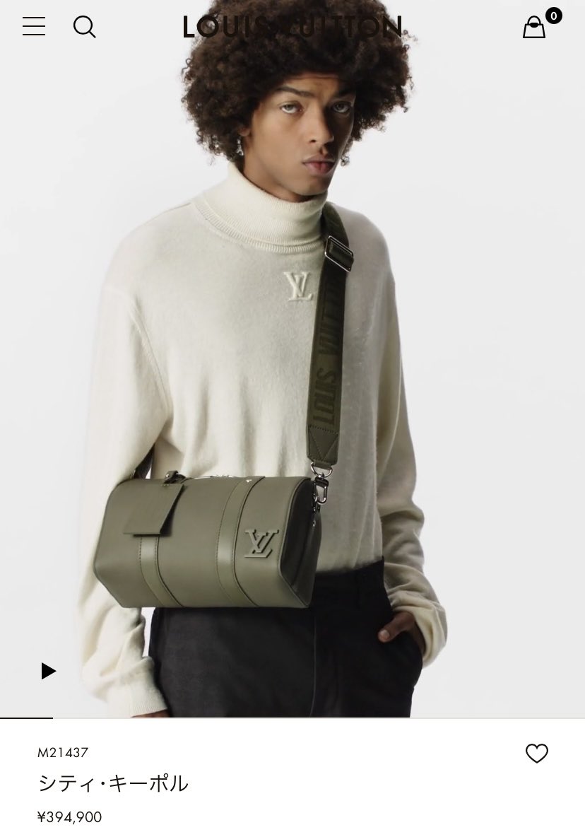 平野紫耀さん愛用★Louis Vuitton★Keepall Cityバッグ 平野紫耀さん愛用☆Louis Vuitton☆Keepall Cityバッグ