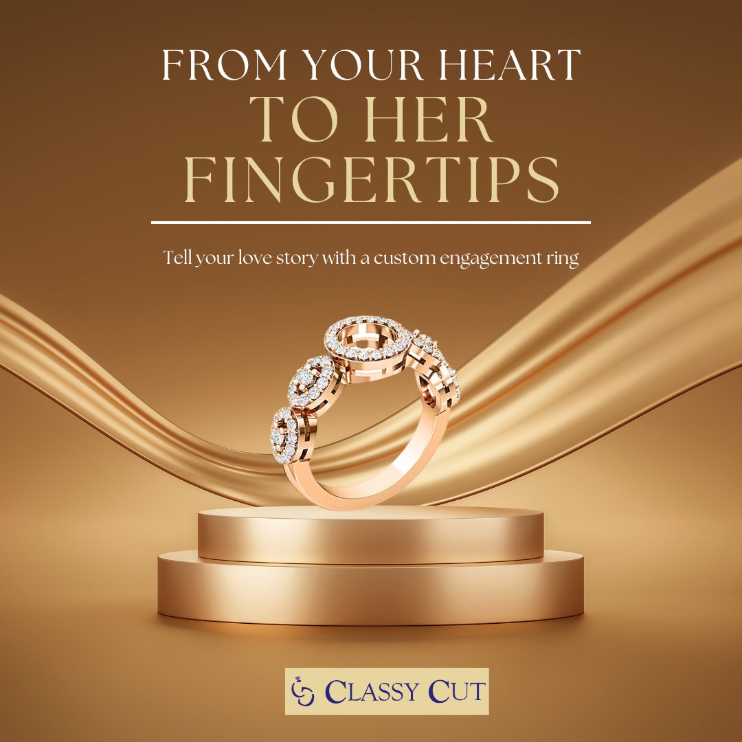 ClassyCutsStone's tweet photo. Love stories are whispers of the soul. Express your love in a masterpiece worthy of her heart✨
Our expert jewelers become co-creators, meticulously crafting each ring to reflect the essence of your unique bond.

https://t.co/y2Y3ljRH36

Book a consultation: +91 8591555298 https://t.co/U2QdKOhn1B