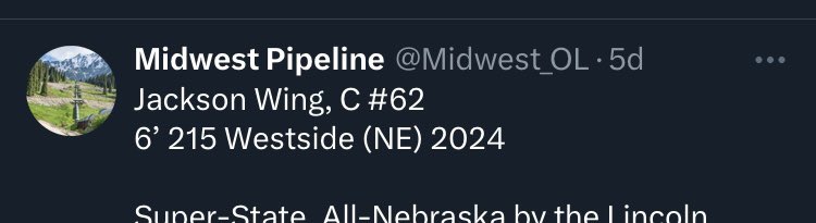 wing_noah's tweet photo. @Midwest_OL you don’t even know the players heights… pick one and stick to it for the most credibility… making up information is wild😂😂 https://t.co/tdkc7hB7uj