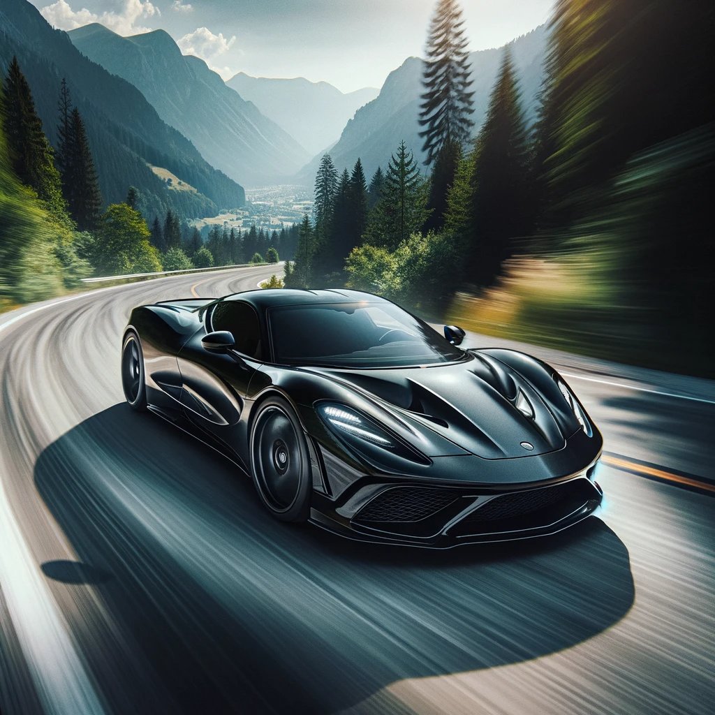 Carving through the curves with power and precision. This sleek black sports car owns the winding mountain roads. Every turn is a symphony of speed and style. 🏎️💨 #MountainRoadMaster #SleekSpeedster #BlackBeauty #RoadToElegance #SportsCarThrills #WindingRoadWarrior #RideInStyle