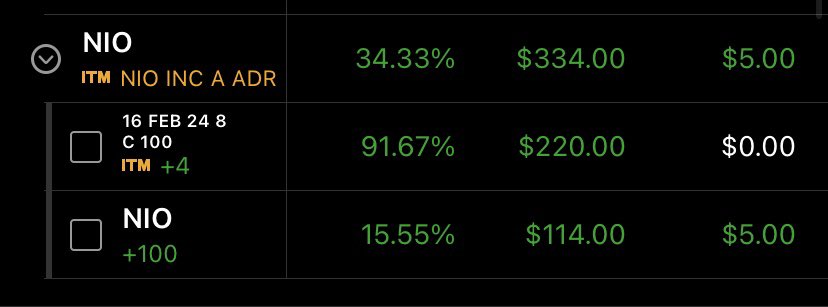 I’m seeing dozens of people talking about $NIO as their top pick into January 2024. 

Just remember who already scaled out once for 150%, and doubled back down over the past month. 

The first. The best. 

New trade idea coming tomorrow morning. 

$tsla $li #batteryswapping $nvda…