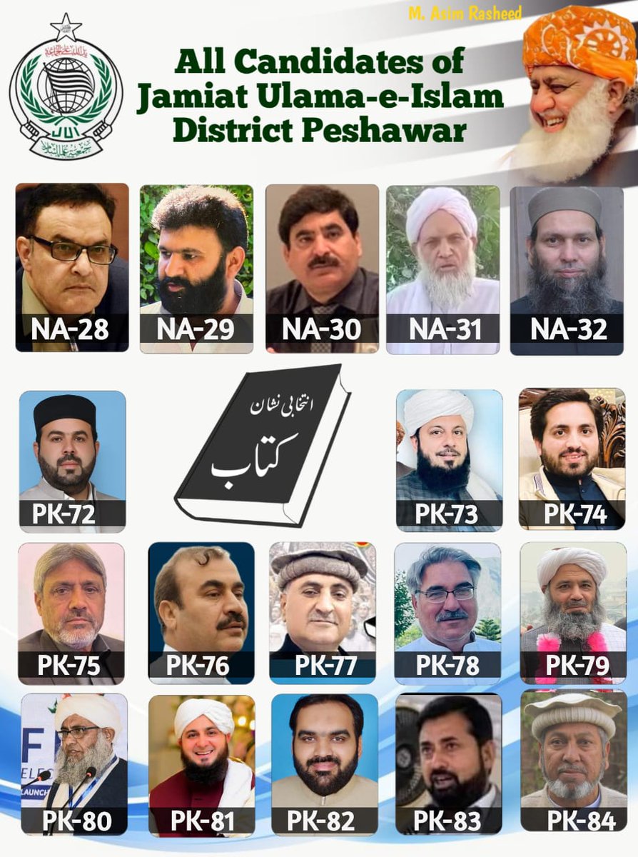 AttaurR1234's tweet photo. جمیعت علماء اسلام ضلع پشاور کے امیدوار ۔۔ https://t.co/g1EMI6AvtP