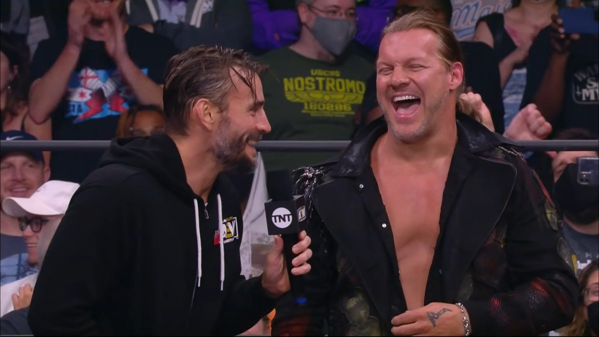bleedingcool's tweet photo. #ChrisJericho claims he didn't sign an NDA over what went down at #AEW All Out 2022 involving #CMPunk, #AceSteel, #KennyOmega, #HangmanAdamPage, The #YoungBucks, and #ColtCabana - and got into an exchange with Punk's attorney on social media. 🔗 https://t.co/X40O2Pm9T7 https://t.co/8CSRGJwA81