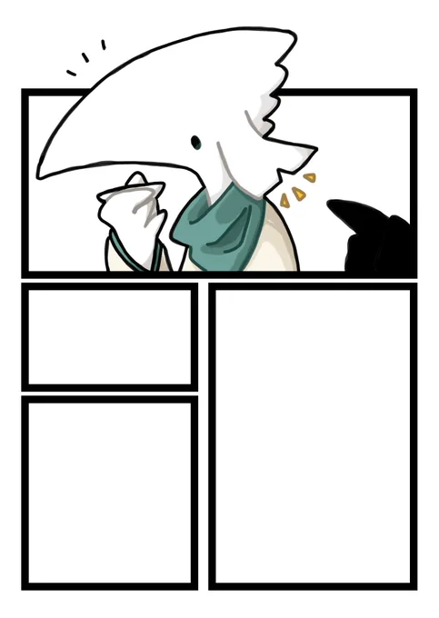 描くの飽きちゃった漫画
飽きちゃったから色塗った、かわいい 