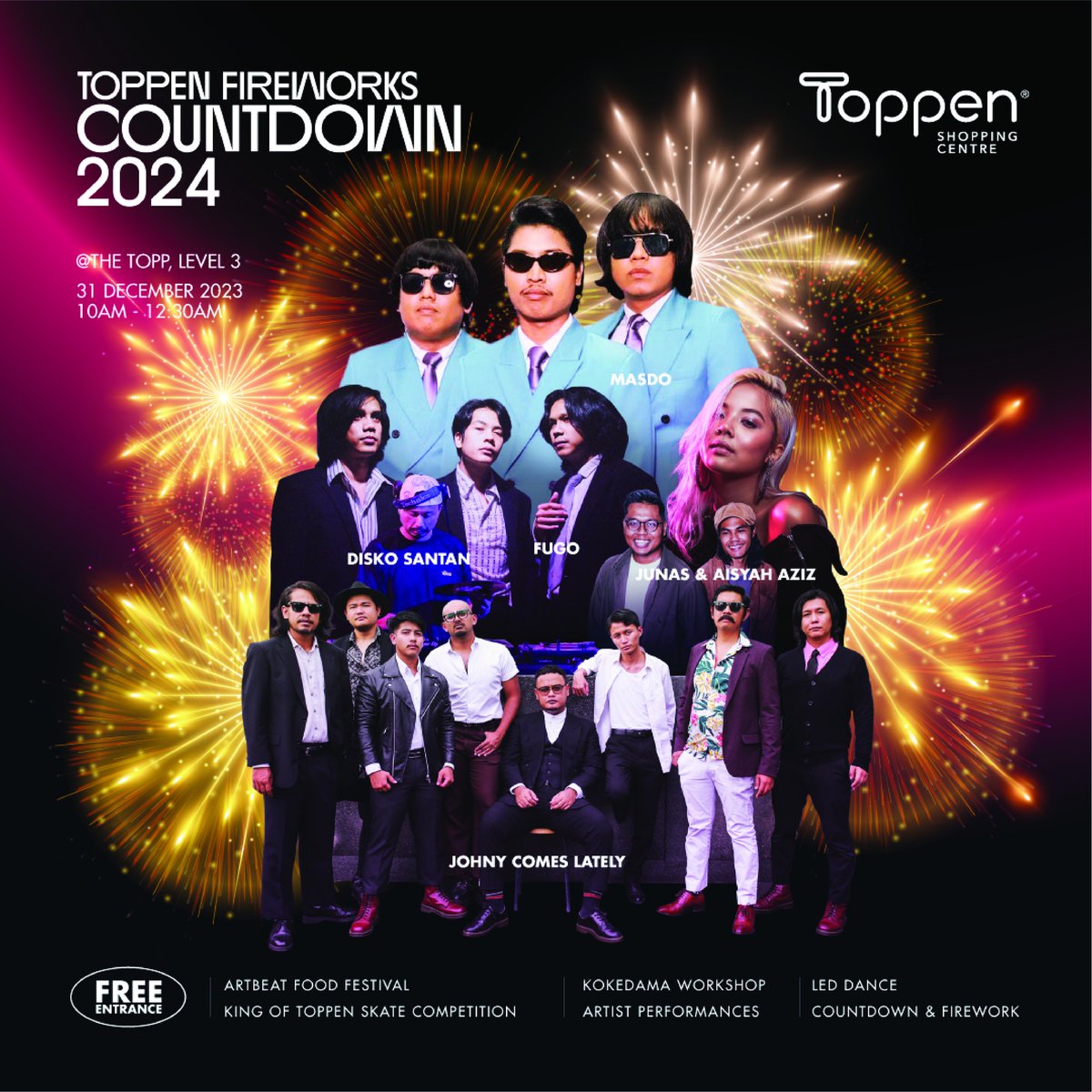 johorevent's tweet photo. Malam New Year 2024 tahun ni pergi mana?? Jom la tengok bunga api dekat Johor Bahru ni. Nah, admin listkan beberapa tempat untuk korang celebrate New Year 2024! Happy New Year 2024 semua 😍🥳🎆

1. Toppen Shopping Center
2. Galleria Kotaraya Johor Bahru https://t.co/DnwMNOsgme