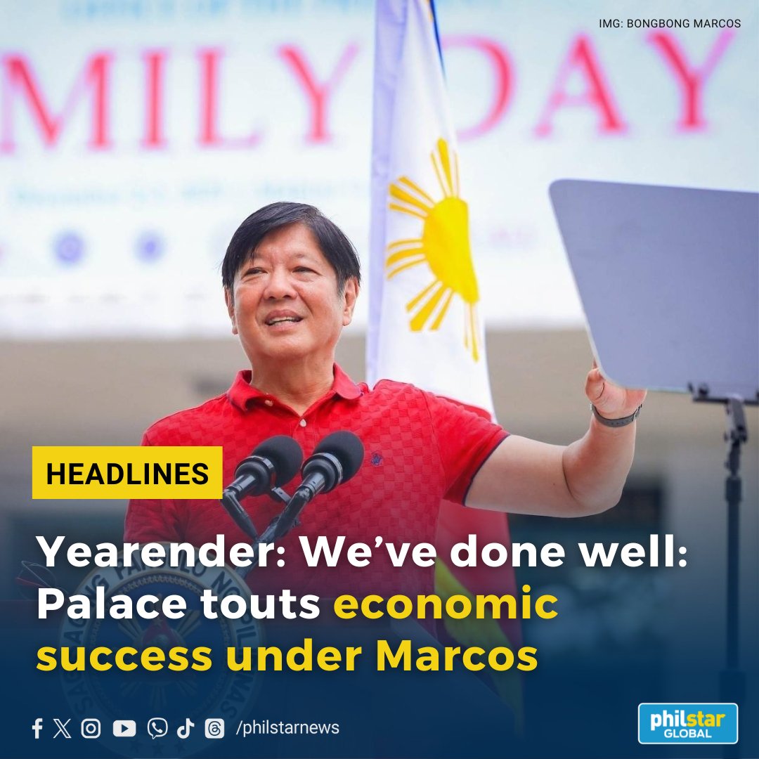 PhilstarNews's tweet photo. HOW DID THE MARCOS ADMINISTRATION FARE ECONOMICALLY THIS YEAR?

The Philippine economy performed well in 2023 despite lingering external challenges, due largely to the administration’s business-friendly measures and continued public spending as well as President Marcos’ active promotion of the country as an attractive investment destination in his foreign trips, according to the government.

Read: https://t.co/tJju60Ay9i