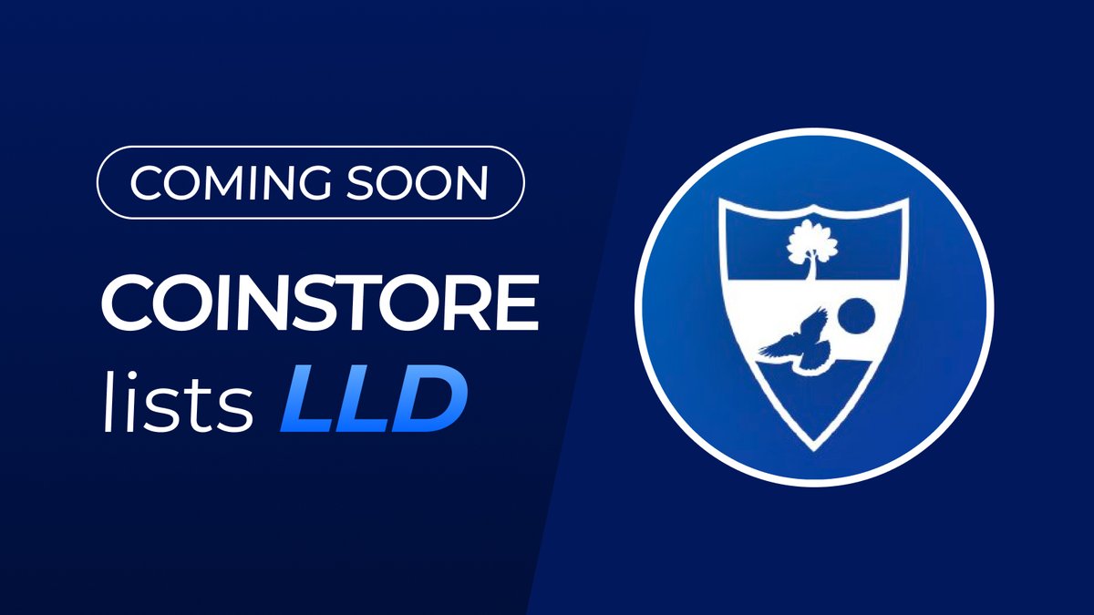 CoinstoreExc's tweet photo. 🔥 LISTING SOON ON COINSTORE 🔥

👏 Welcome: @Liberland_org $LLD👏

Watch this space for more👇
🌎 Official website: https://t.co/9R6whNEfPx 
👨‍👩‍👧‍👦 Official Telegram:  https://t.co/7572CMdvXE https://t.co/TvNKBjp2U1