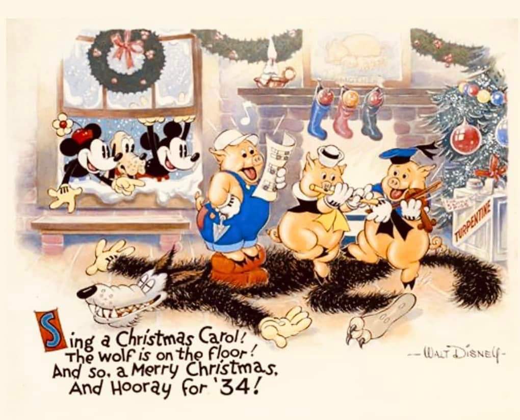 GoldenAge1942's tweet photo. We hope you all have had a great day!! full of love, peace and joy. Merry christmas. From The Golden Age, 1942 ( and it should read Horray for 24) :) https://t.co/0EKWWrQwCn