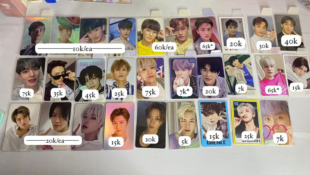 ⚠️help rt⚠️

wts || want to sell aab nct mark jeno yuta jaemin 
- nego sadis
- co oren [exc adm]
- surabaya, jatim, ina

⌗ mark nobita dicon tds 2 pola ktown sg23 favorite jeno tds 2 agent hotsa holo 7th anniv agit boboan ccomaz yuta ayyo home sticker chenle jaemin taeyong