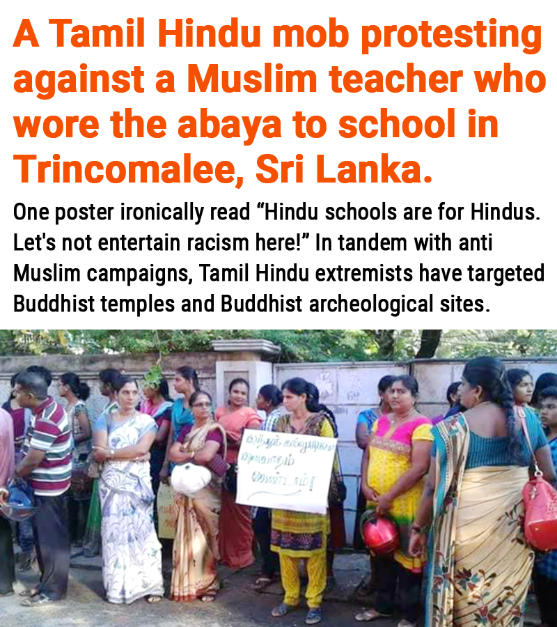 SriLankanEye's tweet photo. 🇱🇰 While Tamil Hindu extremists have concentrated on targeting Buddhists and Christians in the north, in eastern Sri Lanka they have also moved towards targeting Muslims where the community forms a sizeable portion of the population.
#SLnew #Colombo #Islam https://t.co/JEBGZfNnKo
