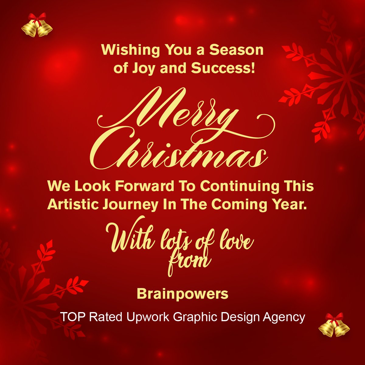 UpworknFiverr's tweet photo. Wishing you all a very Happy Christmas!
#Christmas #MerryChrismas2023 https://t.co/Cm5by4apuz