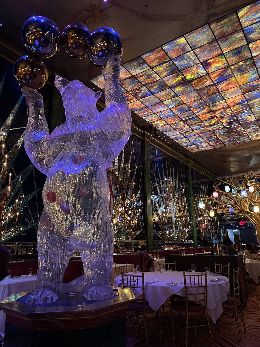 Fish swimming in a bear’s stomach = fantastical and realistic all at once.