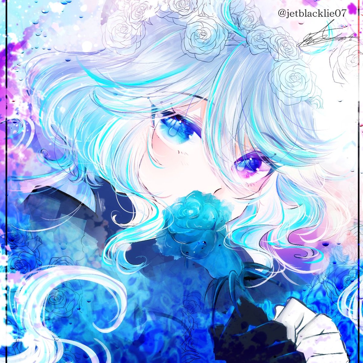 ナヴィア(原神) 「#今年も残りわずかなのでお気に入りの4枚を貼る  来年もがんばりたい」|雨音のイラスト