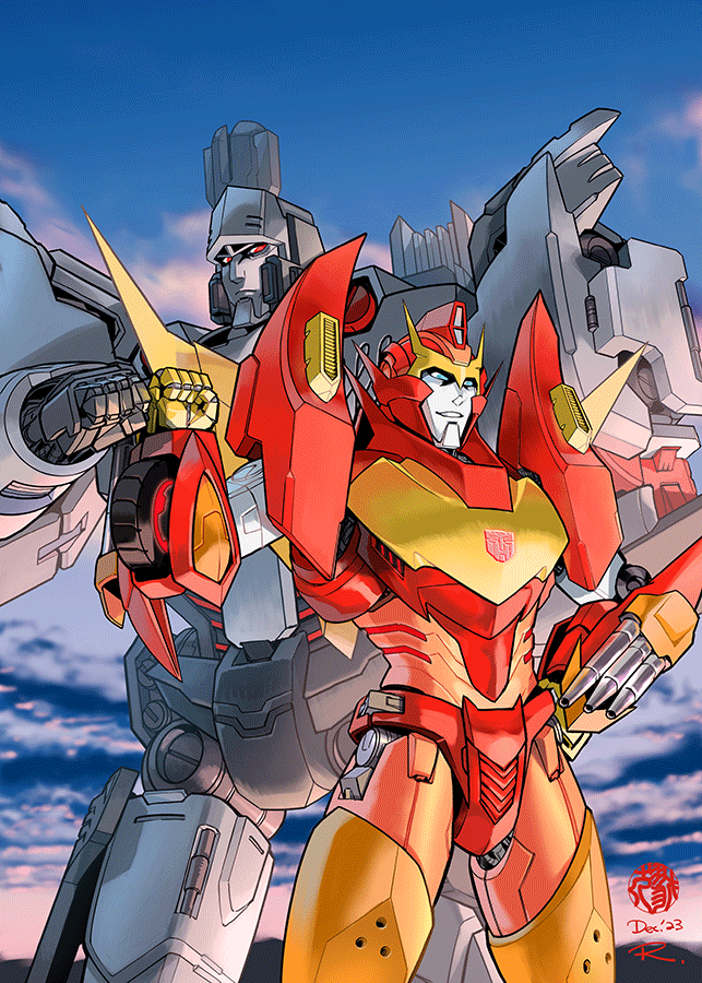 Ricken_art's tweet photo. "the first light" - Megatron and Roddy for @tri_ahc ❤️ https://t.co/fxFRKboZzU