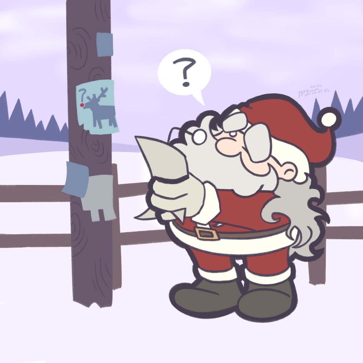 Okay, last one for the ride! He’s red, jolly through the rough, got picked on prior to becoming loved by everyone, fat…

What do you mean he’s not fat!?!??

Not even human!?!!??

Well, what in the world is it then???

(Day 25)
#ocadvent2023