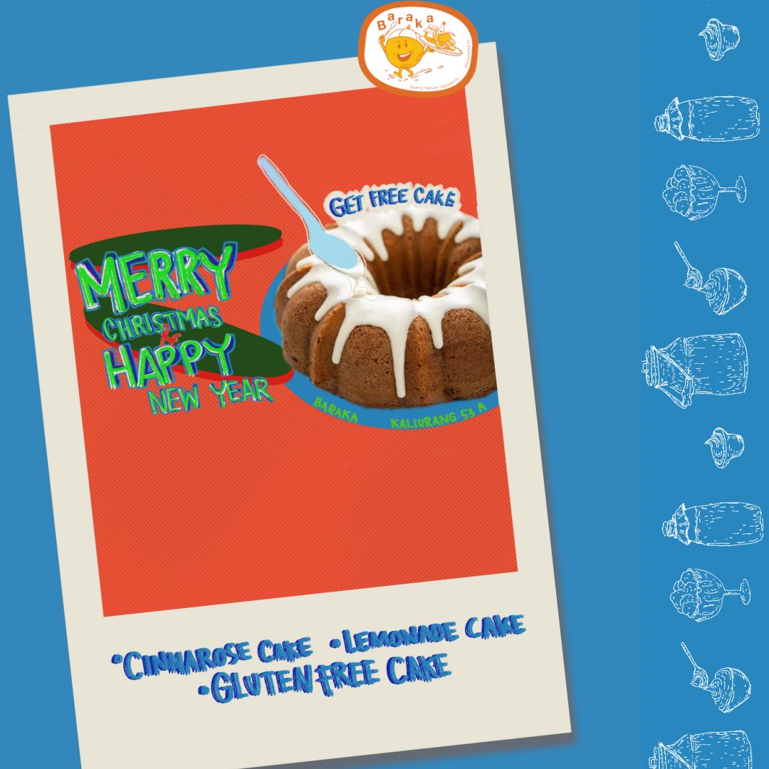 BarakaMalang's tweet image. "Santa's not the only one with treats this year!🎅🍰 
Join the festive feast at baraka, unwrap a world of flavors and enjoy free cakes galore!🎁🍰 
May your Christmas and new year be as sweet as our desserts!🌟🎄

#SweetsAndTreats #xmas #newyear  #MerryChristmas #CelebrateWithUs