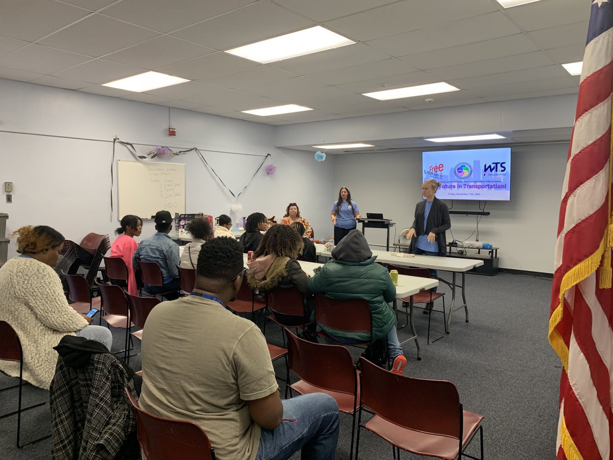 TrYOUPhilly's tweet photo. WTS TrYOU recently hosted a free library event that introduced young community members to
STEM and the Transportation industry. https://t.co/PobYSBBW6P