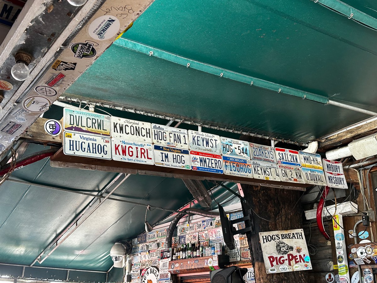 The Hog's Breath Saloon in Key West, Florida is a popular watering hole for locals and visitors alike. With daily live entertainment and a raw bar, it's the perfect spot to unwind and enjoy the tropical atmosphere. Don't forget to grab a world-famous t-shirt from their mercantile