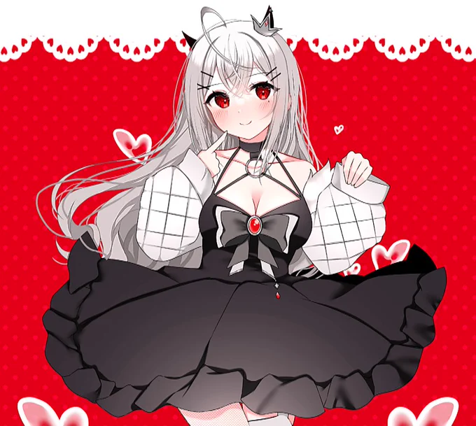 天莉ちゃん ( #ameri_0x0 )のキービジュアル担当させていただきました! もうすぐデビュー予定みたいです、可愛い可愛い天莉ちゃんの応援よろしくお願いいたします〜