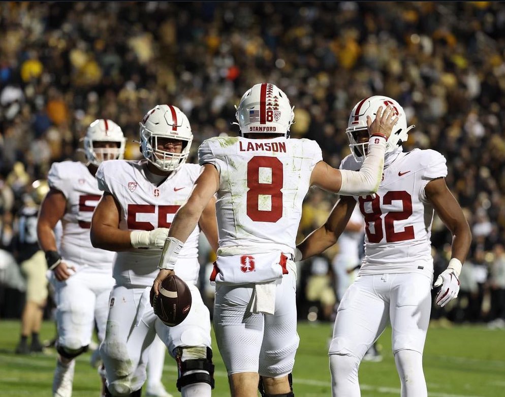Merry Christmas and Happy Holidays to all! With that being said after a great conversation with @CoachViane and @vavaeee, I am humbled to have received my 7th D1 offer to Stanford University! #GoCardinal🎄

@m_taugavau @OPIN_Football @BrandonHuffman @adamgorney @MohrRecruiting