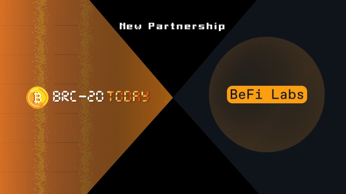 BTCFractalToday's tweet photo. 🥂 @BRC20Today is excited to announce a partnership with @BefiLabs🥂

👉₿eFi Labs is a BRC20 and Ordinals trading dApp by using your preferred wallet with lightning-fast transactions and ZERO gas feess

Big things are coming soon! 🔥

#BRC20Today #BRC20 #Bitcoin https://t.co/yImuYbIPlS