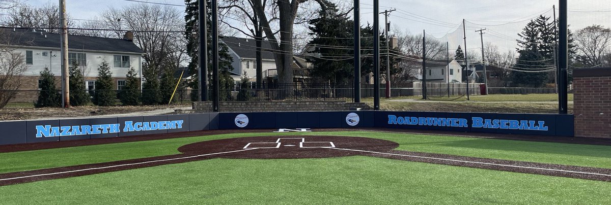 HSBaseballField's tweet image. Nazareth Academy (LaGrange Park, Illinois) #GoRoadRunners @Baseball_Naz @NazarethLGP @PBRIllinois @michaelsobrien @IHSBCA1 @IHSAState @IHSA_IL #HsBaseballFields