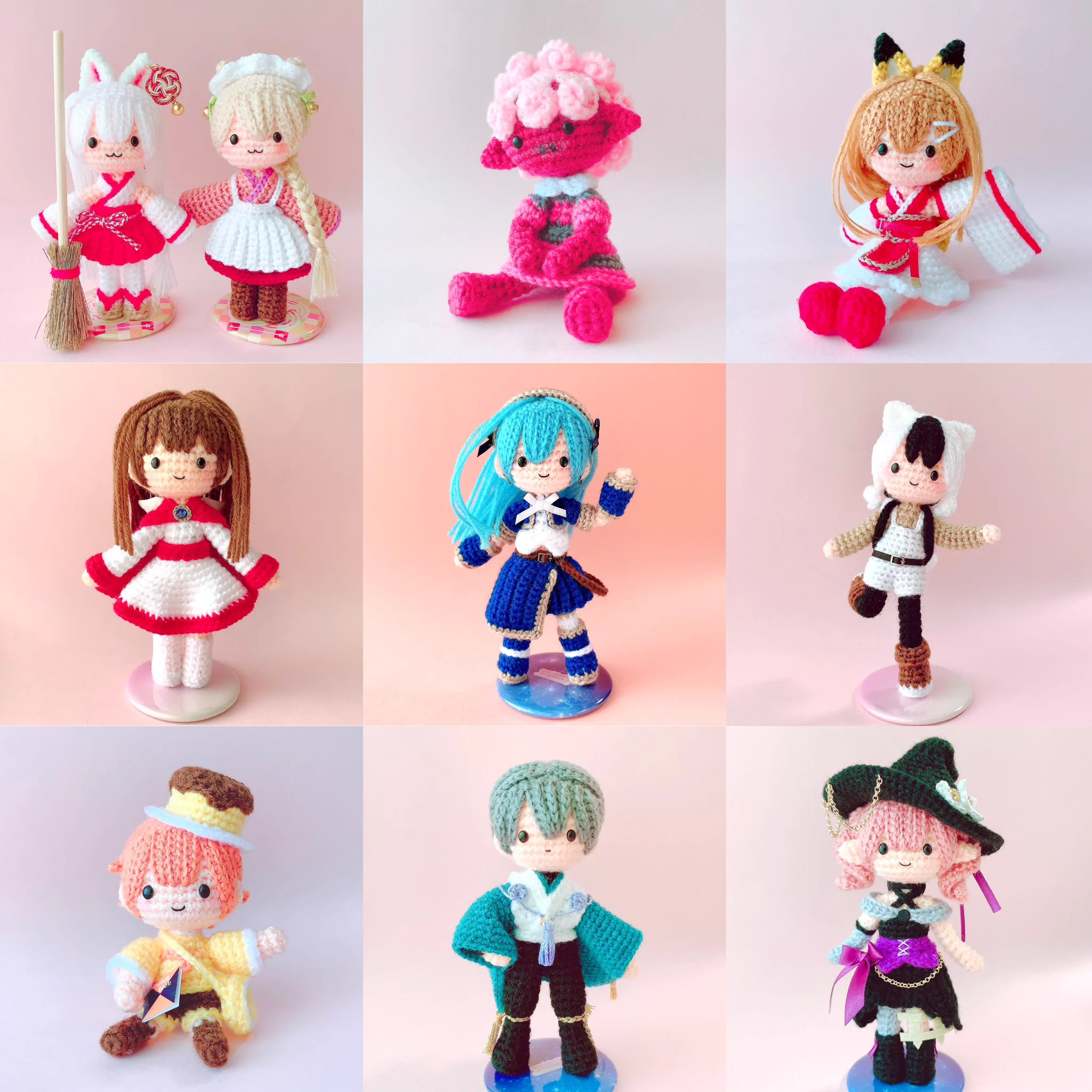 あみぐるみ作家みさきち🦊⛩️ヤフオク出品中（10/4まで）🧶オーダー