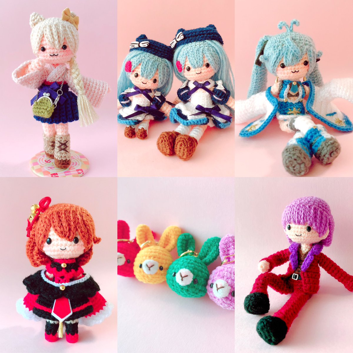 2023年に頂いた #あみぐるみオーダーメイド の作品です✨たくさん